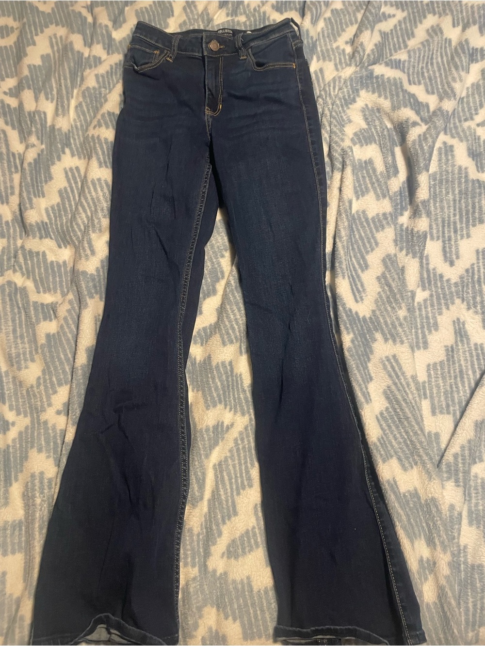 Hollister Dark Blue Flare Jeans
